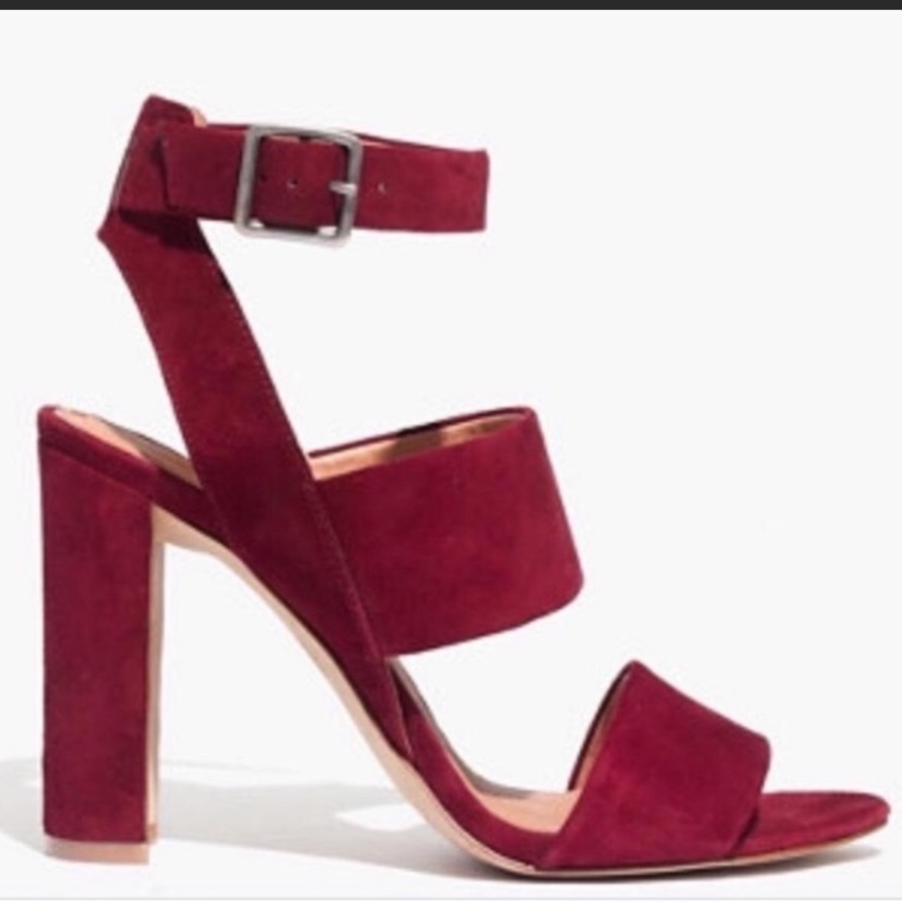 Madewell Octavia Suede Heels 7.5
